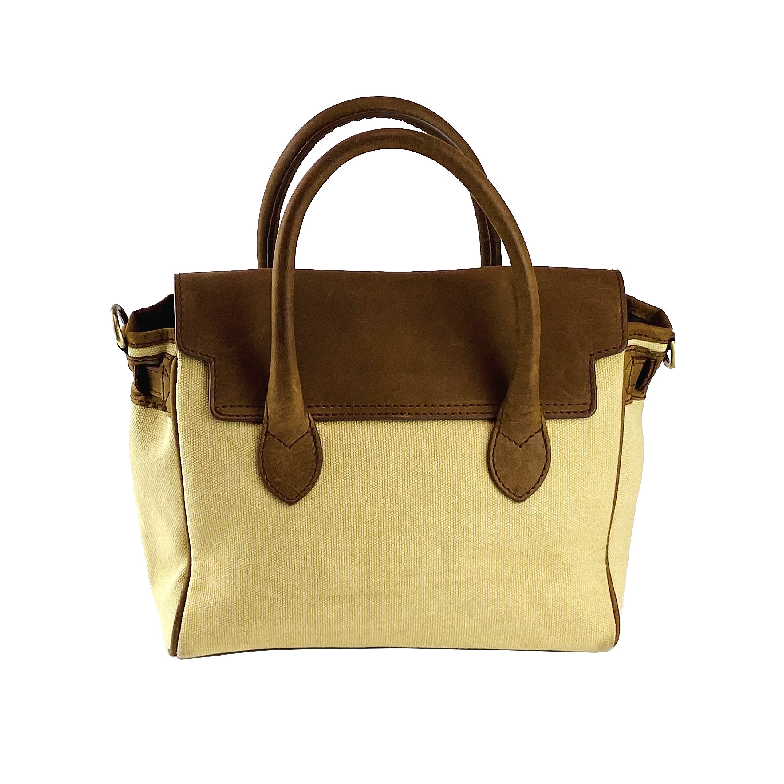 Bolso "Livia" - Beige y cuero
